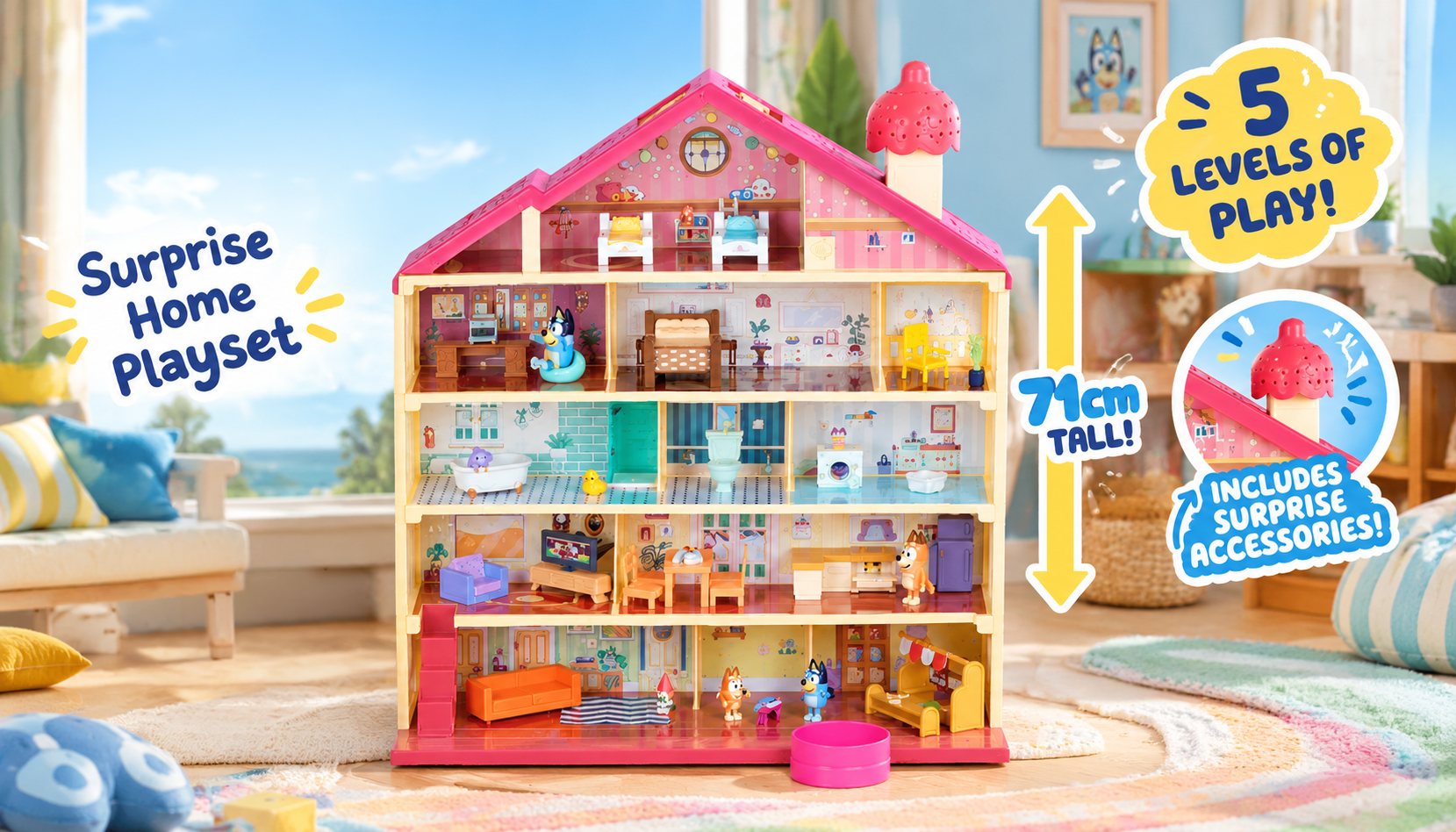 Bluey Surprise Home Playset