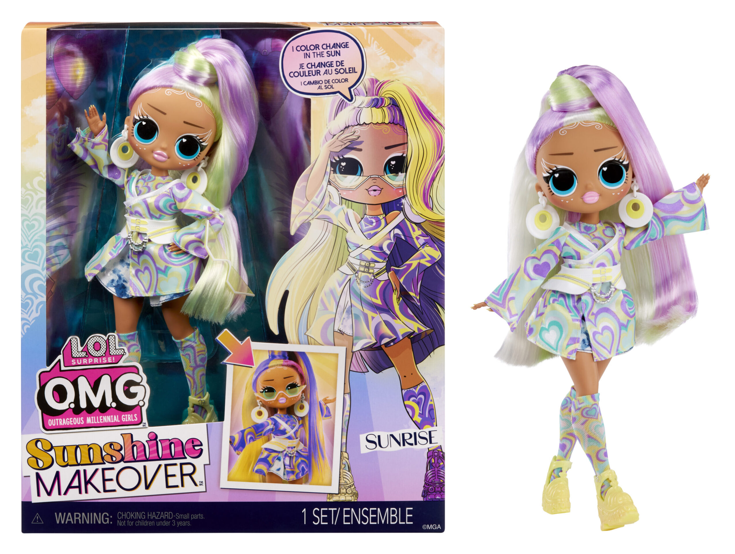 L.O.L. Surprise! O.M.G Sunshine Makeover Doll Set – Assorted