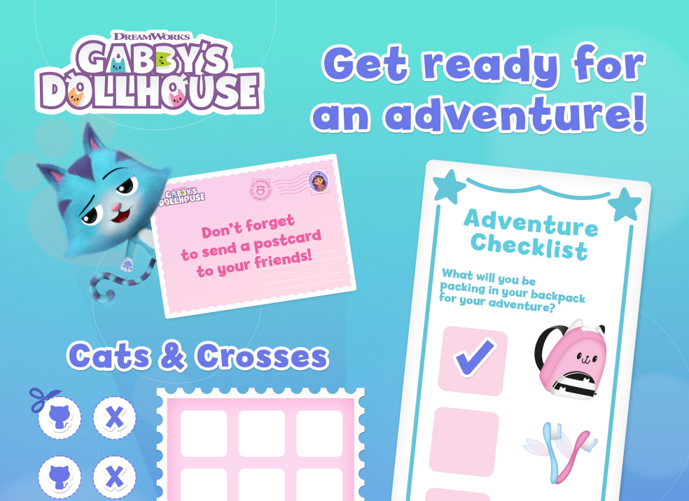 Gabby’s Dollhouse Adventure Checklist