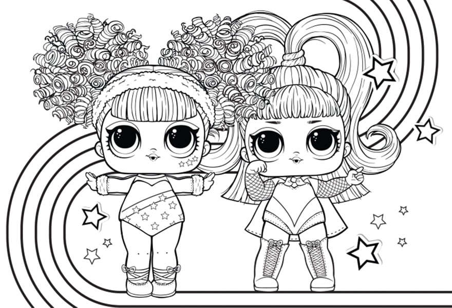 L.O.L. Surprise! Colouring Sheets