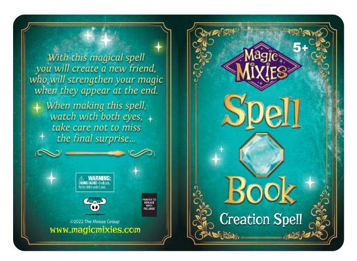 Magic Mixies Creation Spell Book