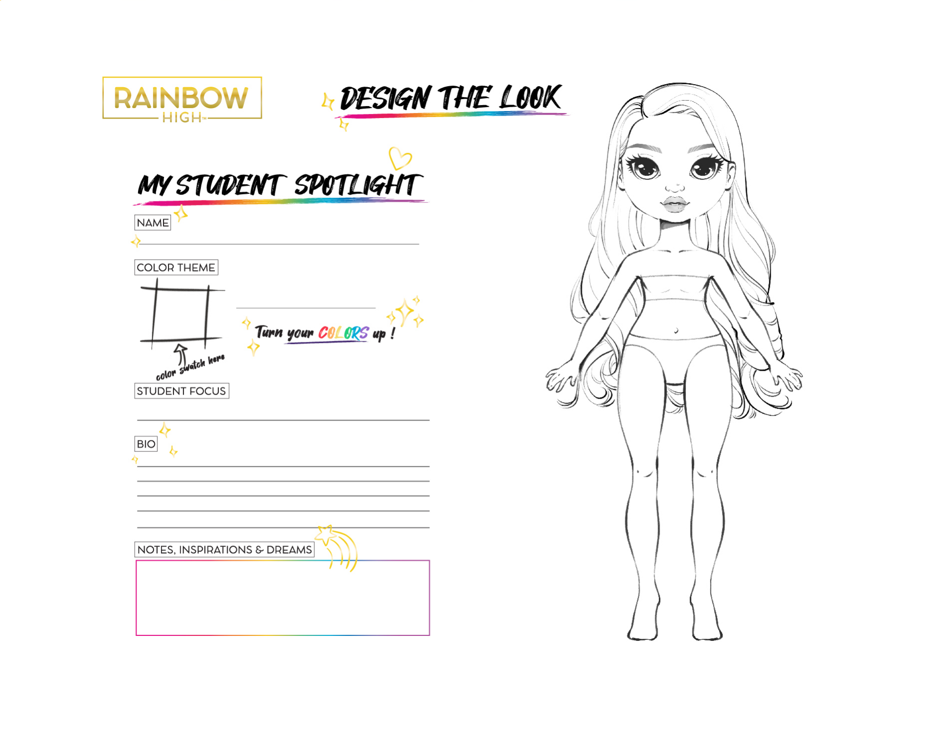 Rainbow High Design The Look