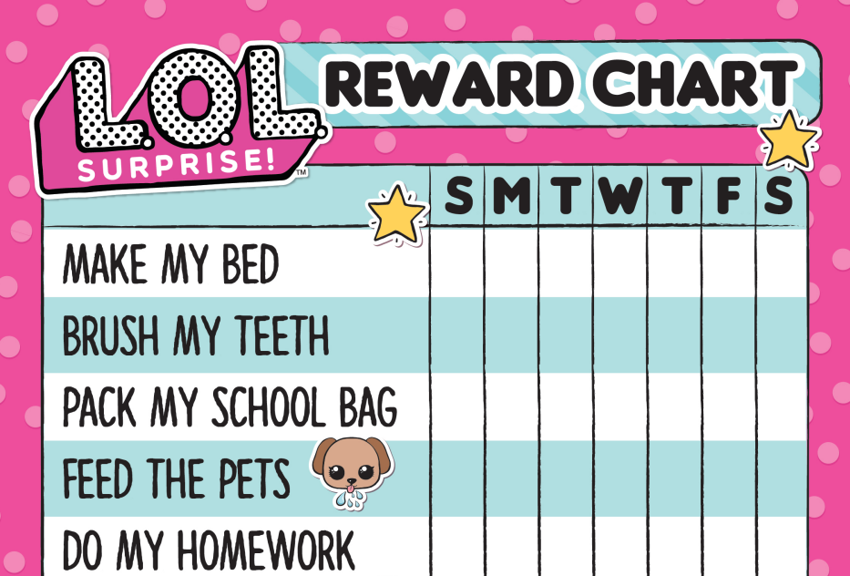 L.O.L. Surprise! Reward Chart