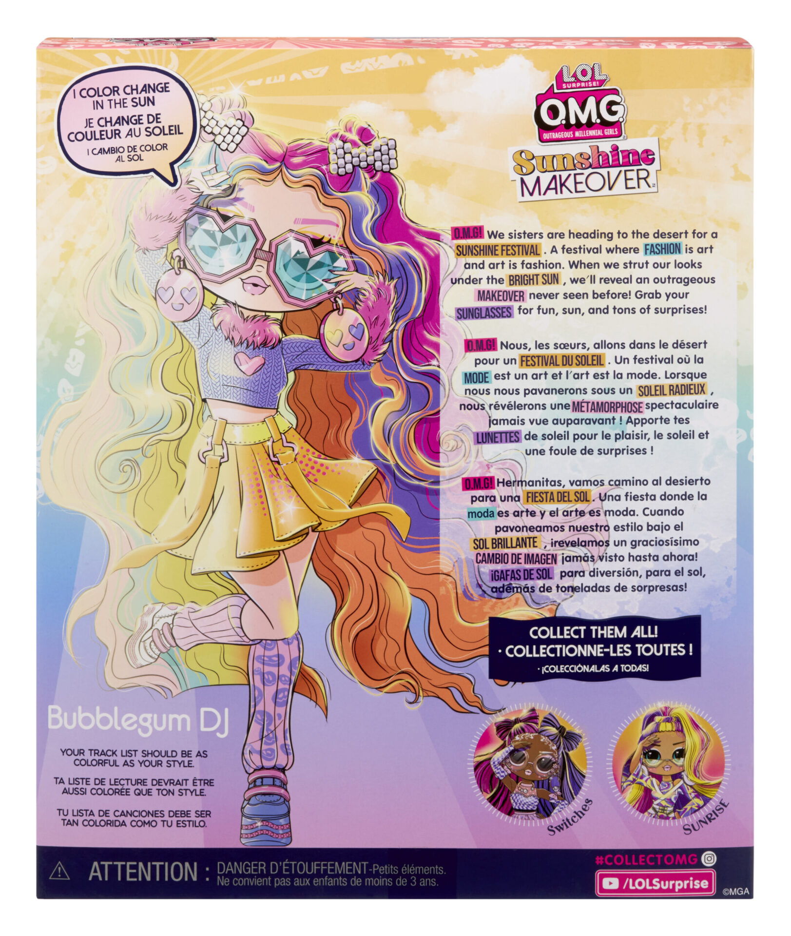 L.O.L. Surprise! O.M.G Sunshine Makeover Doll Set – Assorted