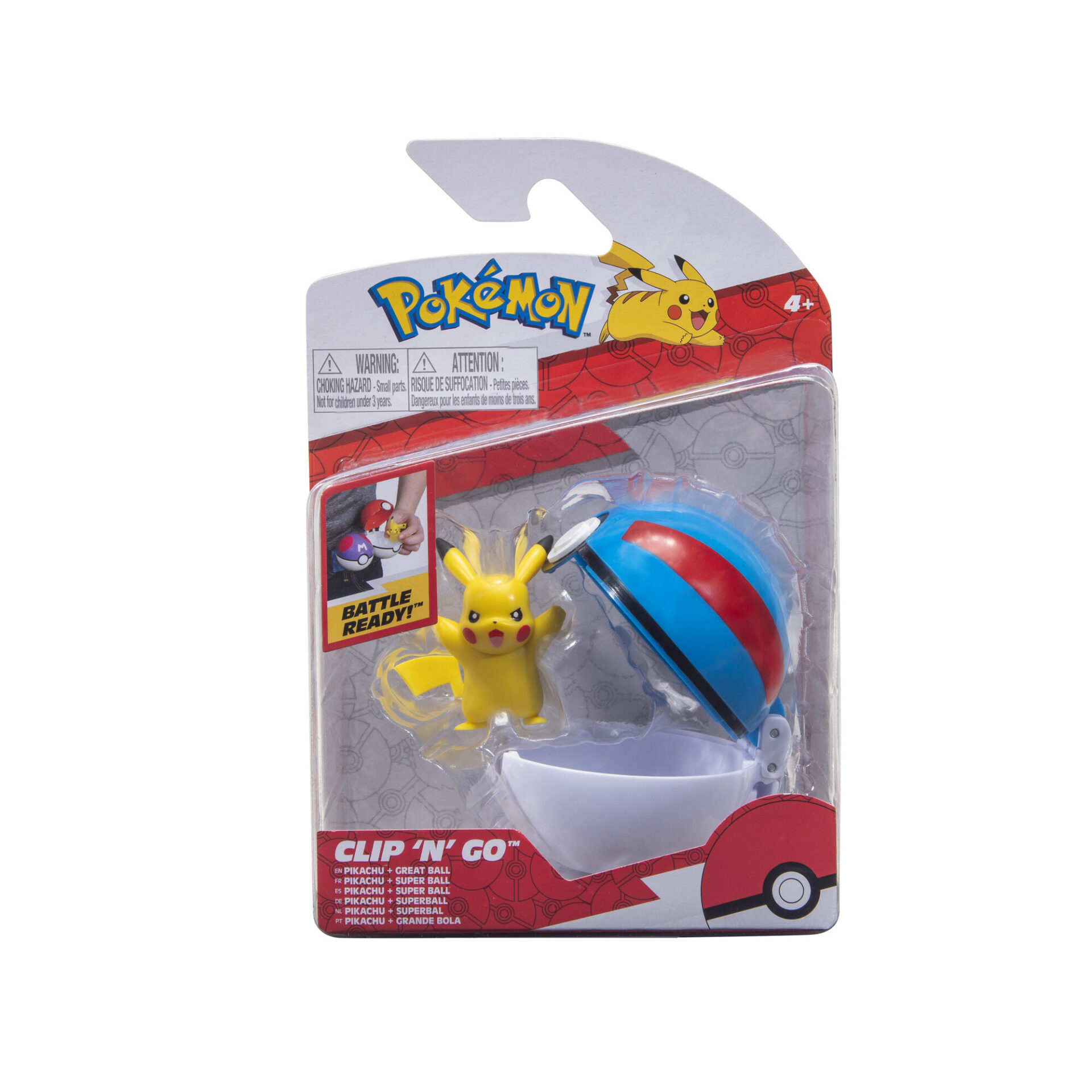 Pokémon Clip N Go Poke Ball Figure Assorted