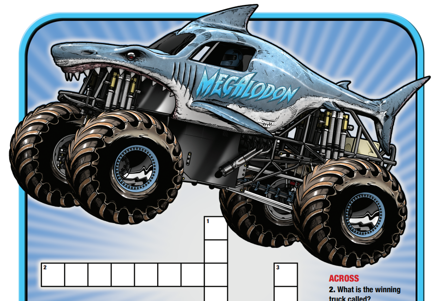 Monster Jam Crossword