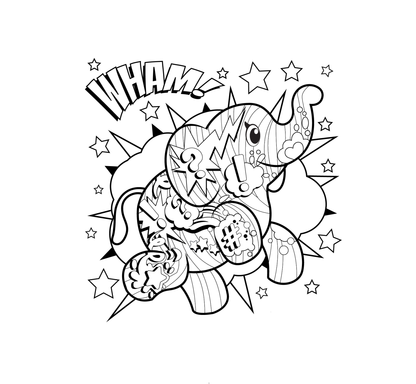 POP Soft Colouring Sheet