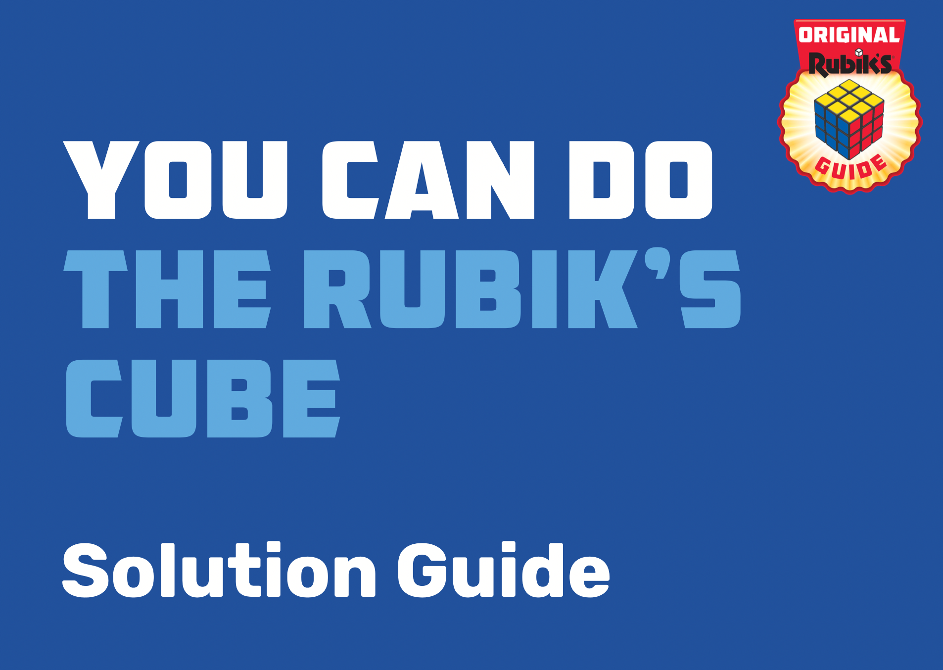 Rubik’s Cube 3×3 Solution Guide