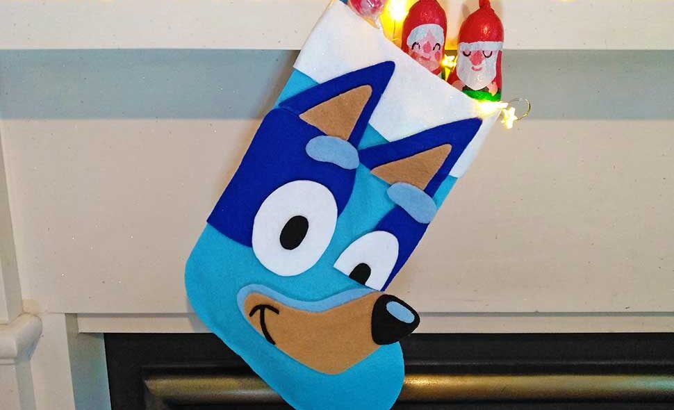 Bluey Make Your Own Christmas Stocking