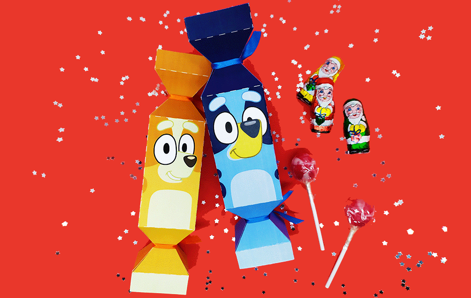 Bluey Make Your Own Christmas Crackers