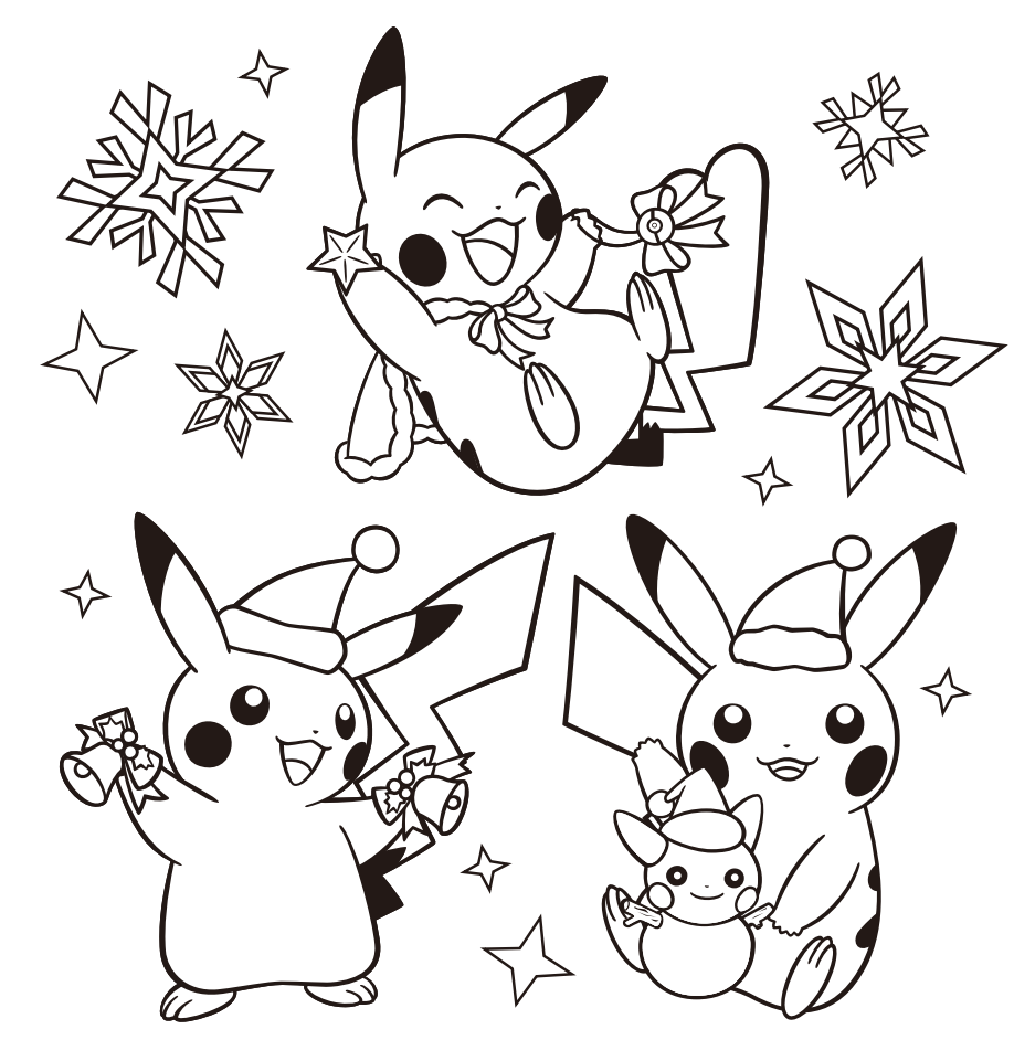 Pokémon Colouring Sheet