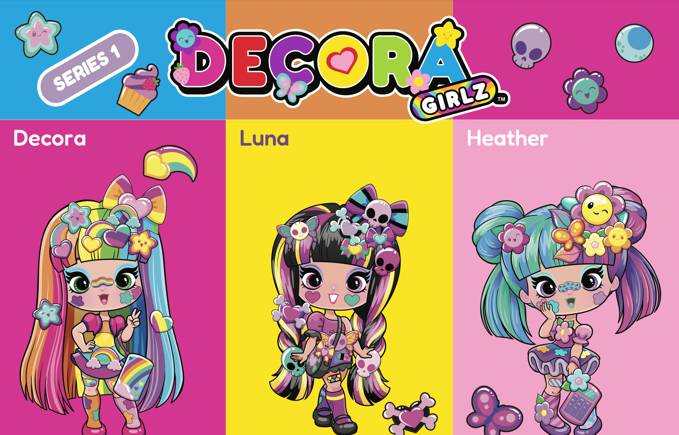Decora Girlz Collector Sheet Series 1