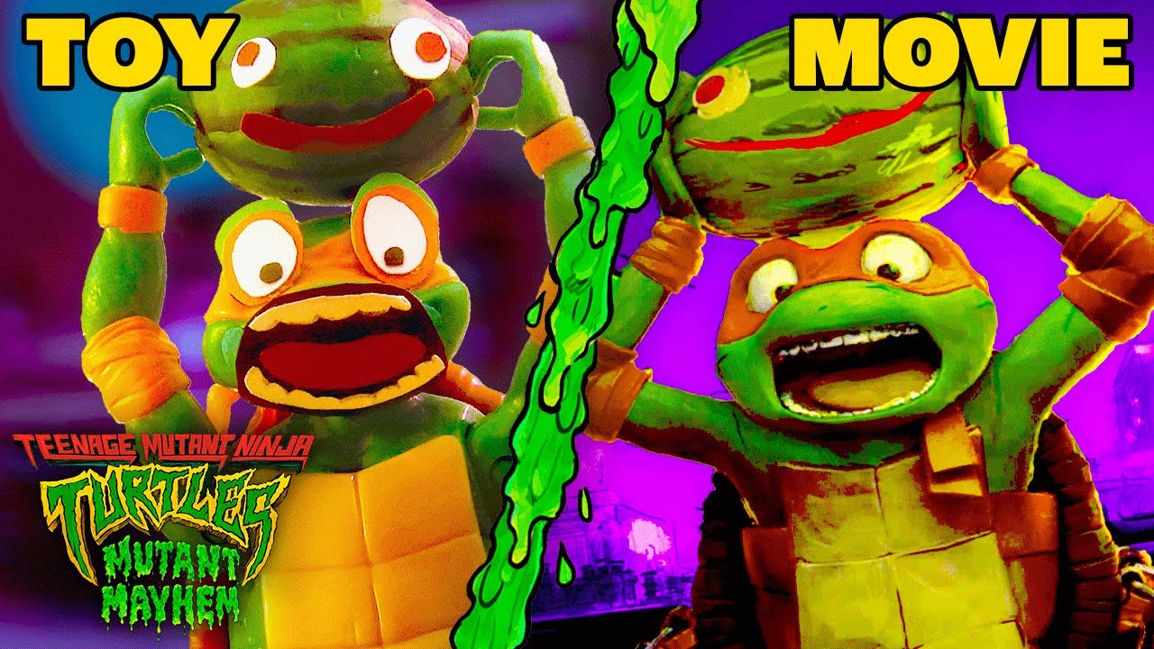 TMNT: Mutant Mayhem TOYS Recreate NEW Movie! 🐢 |...